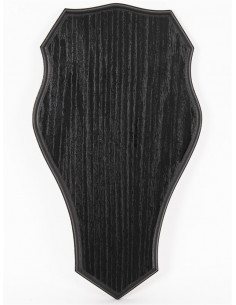Alces Troféskjold Hjort, svart 33x19 cm