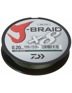 J-BRAIDX8 150m Dark Green